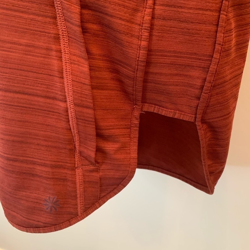 🖤ATHLETA lightweight jacket Gold Zipper trim with pockets and hood. Size SP. - Picture 7 of 7